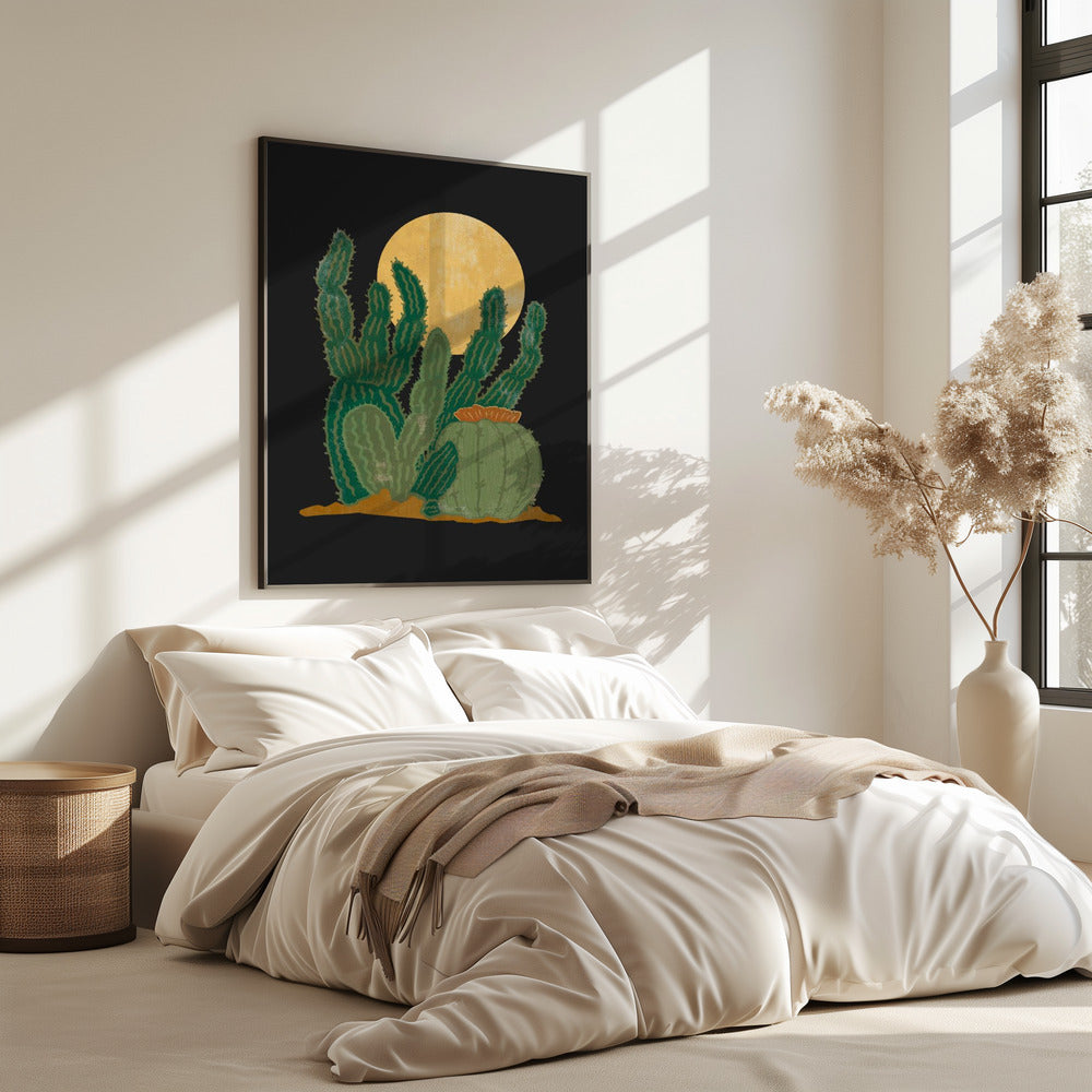 Modern Americana and Cactus | Poster