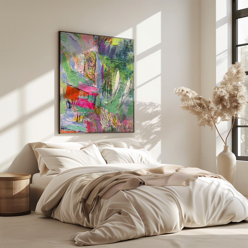 Vivid Abstract Neighborhood | Poster