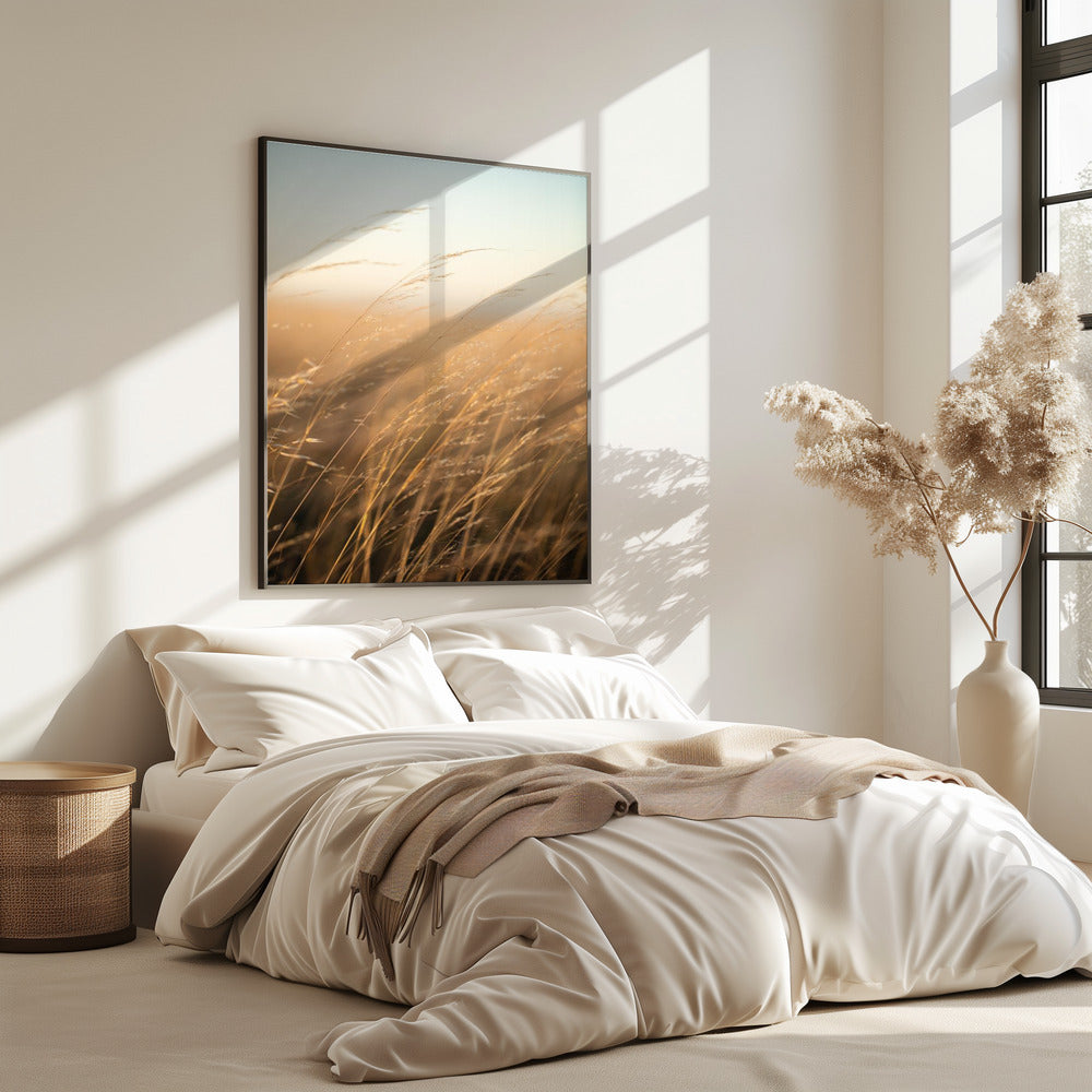 Golden Prairie Grass | Poster