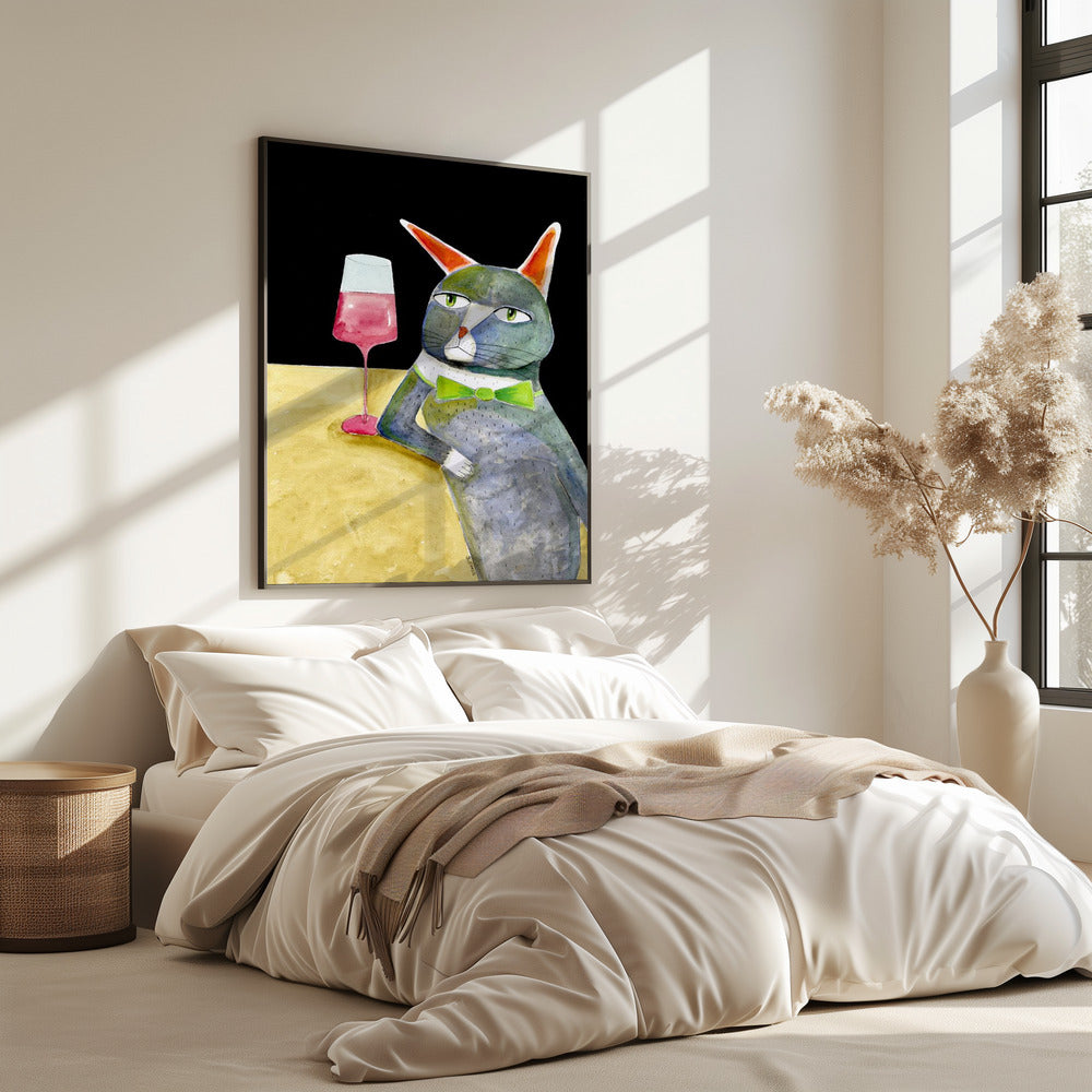 Cat at the Bar | Poster