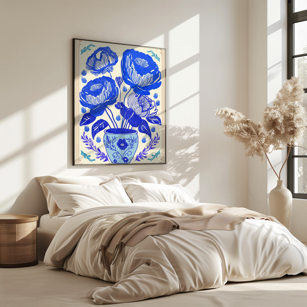 Blue Blossom Vase | Poster