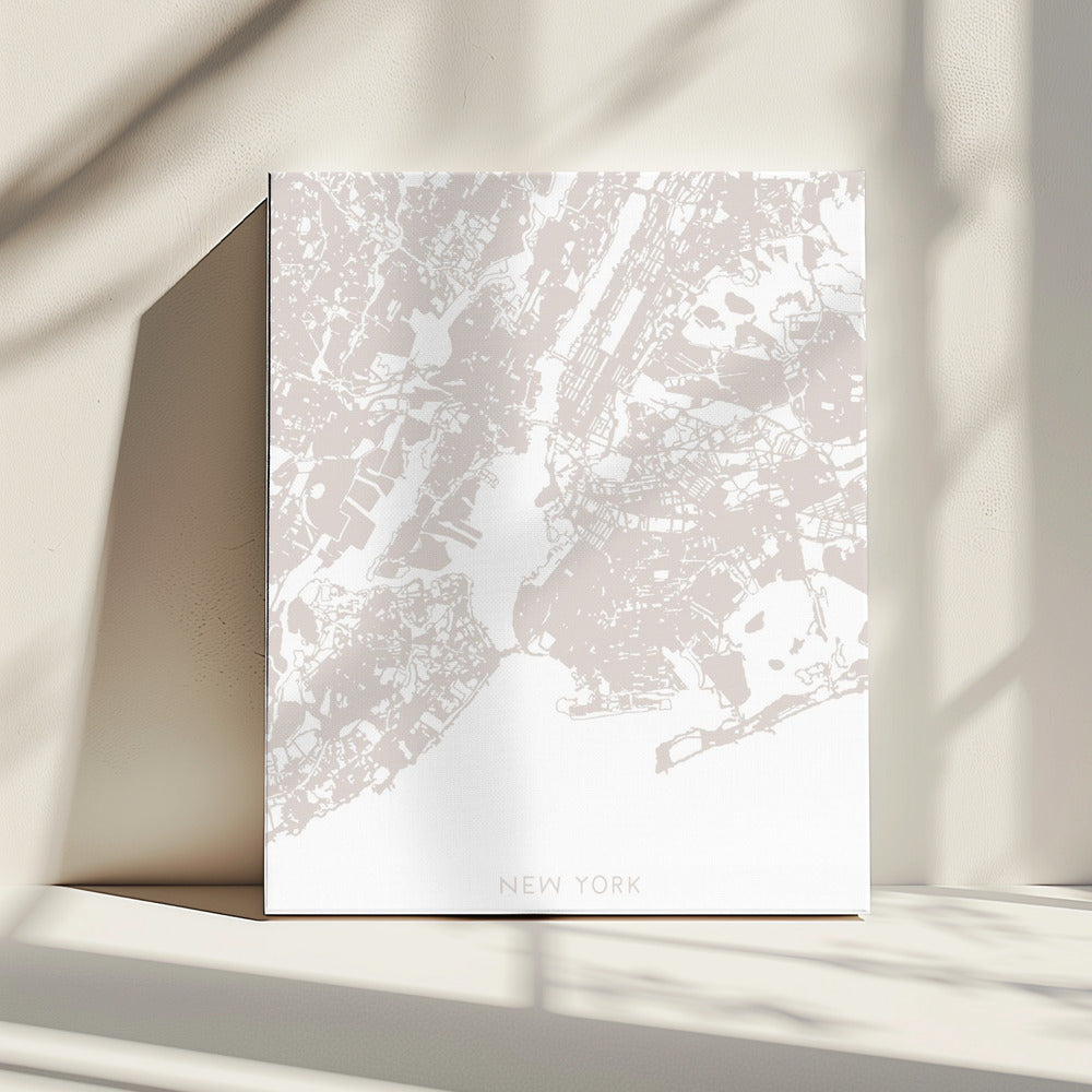 New York Map | Canvas