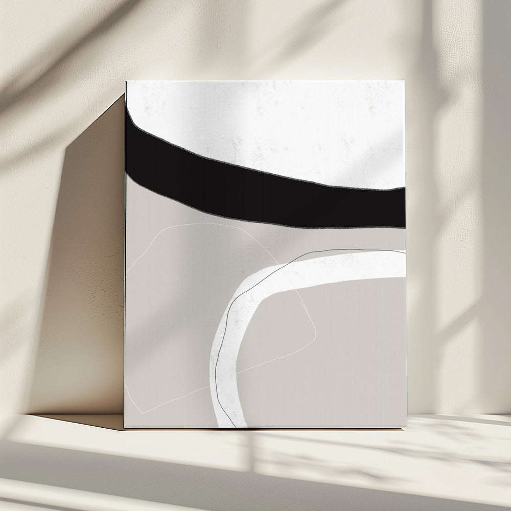 Black And White Shapes | Canvas