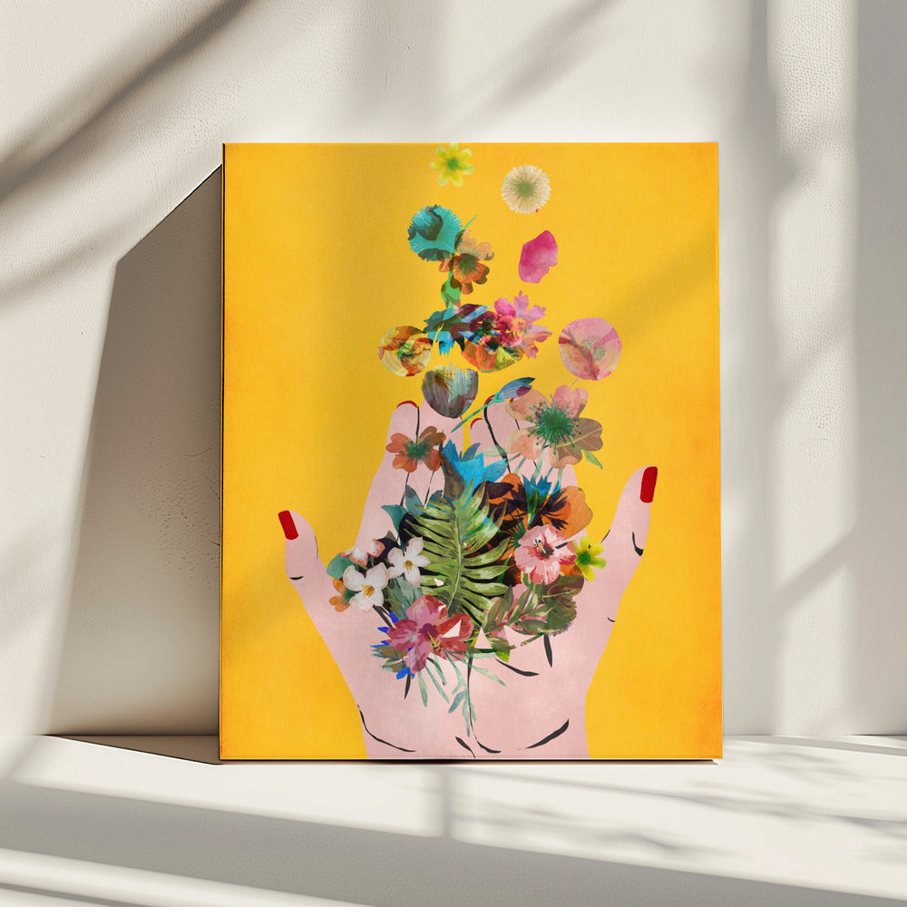 Floral Whirlwind | Canvas