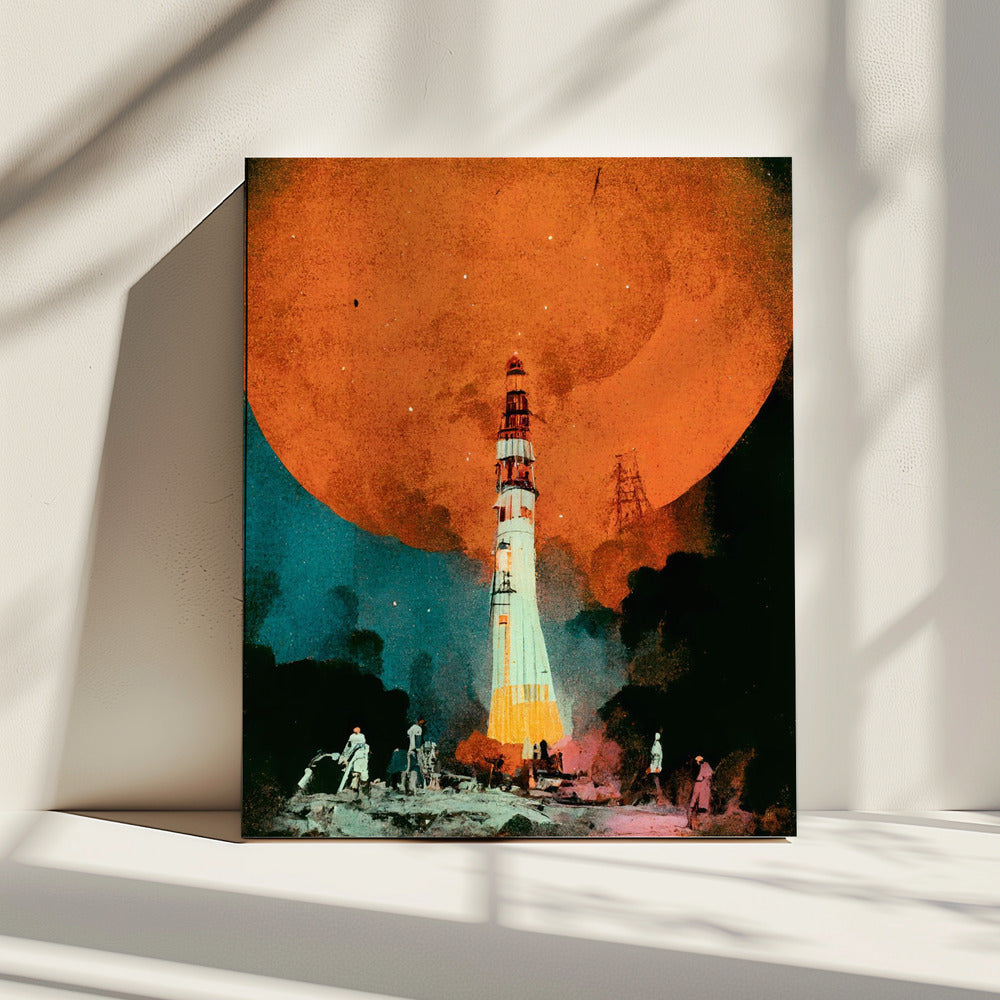 Lunar Launch | Canvas