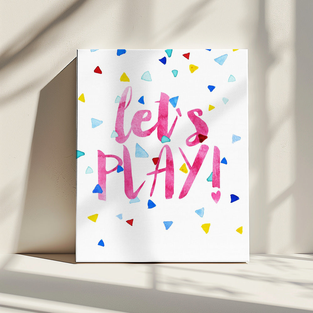 Playful Confetti Burst | Canvas