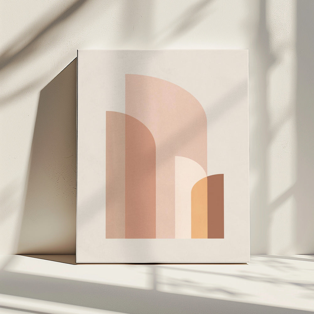 Retro Geometric IV | Canvas