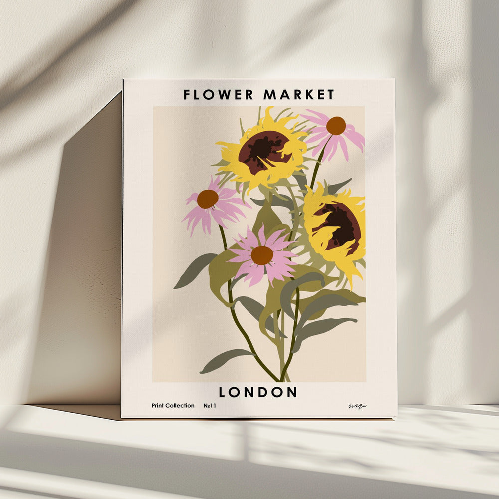 Flower Market. London | Canvas
