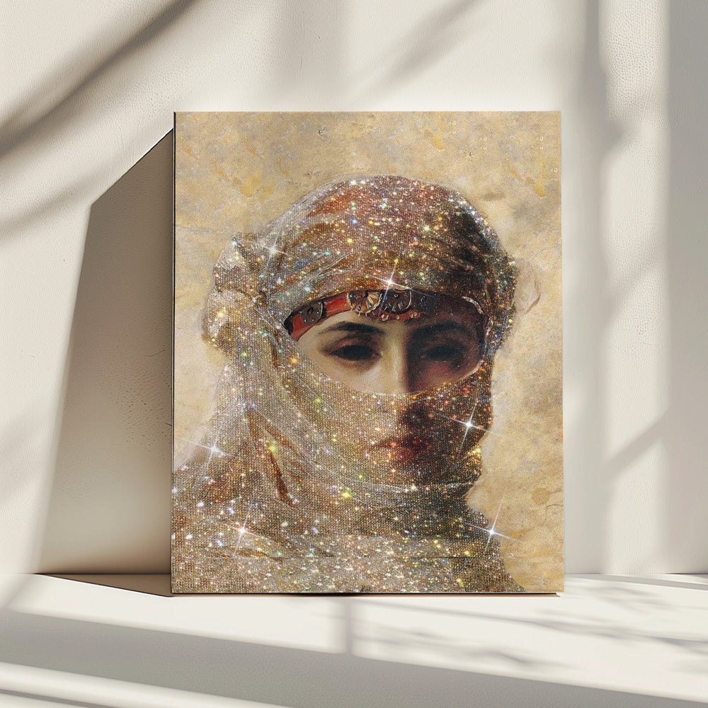 Glittered Beauty | Canvas