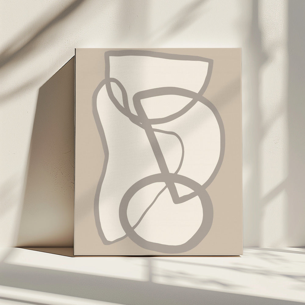 Shape 09 Beige | Canvas