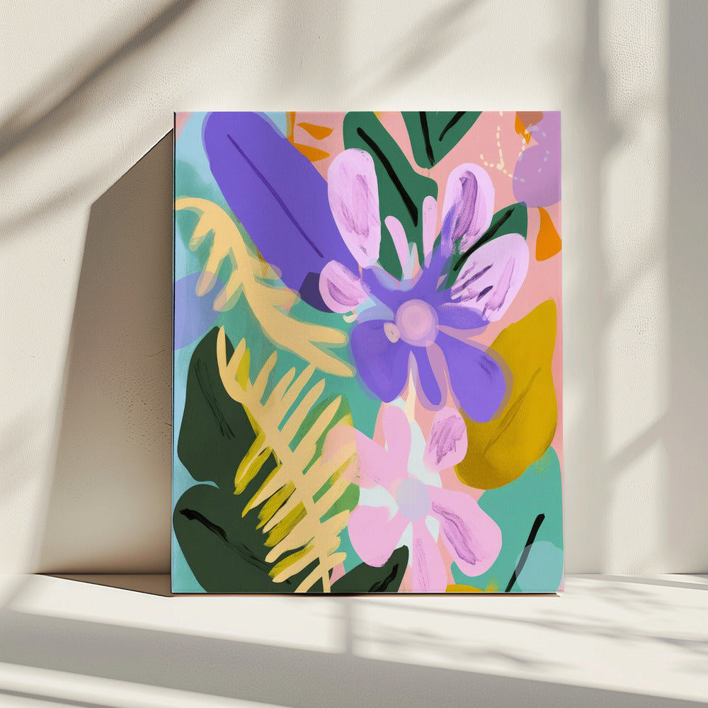 Floral Whimsy Burst | Canvas