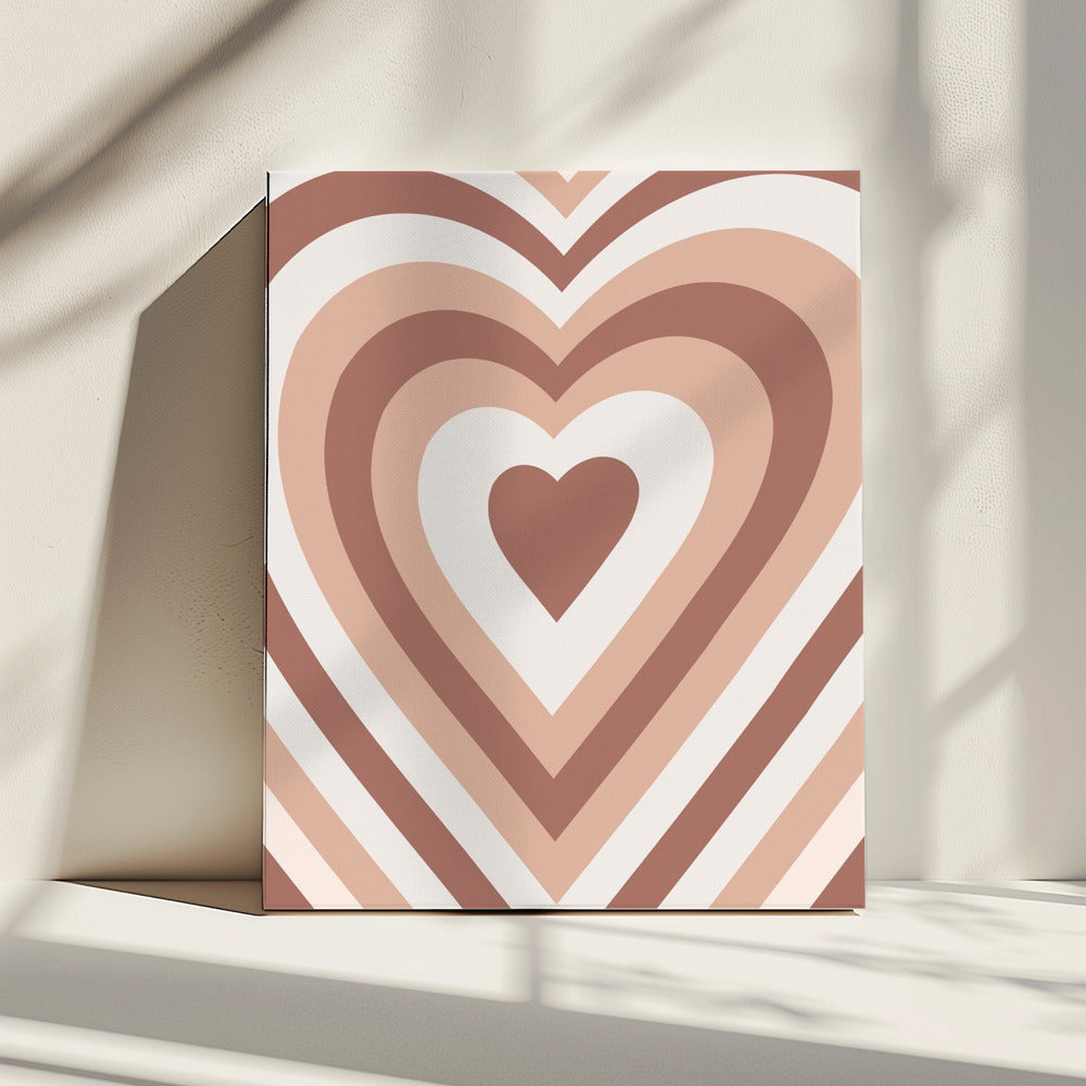 Hearts Radiate | Canvas