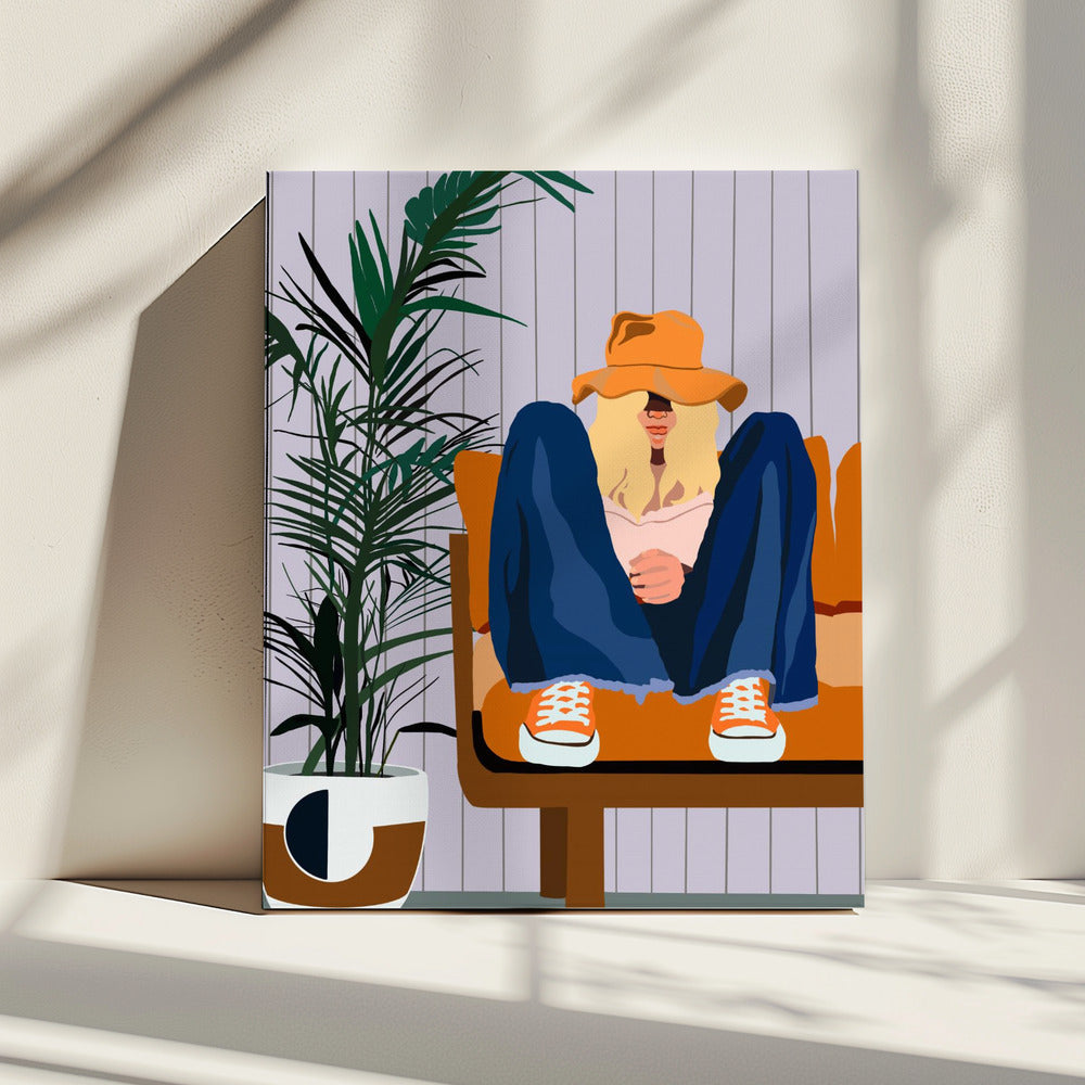 Retro Lounge Vibes | Canvas