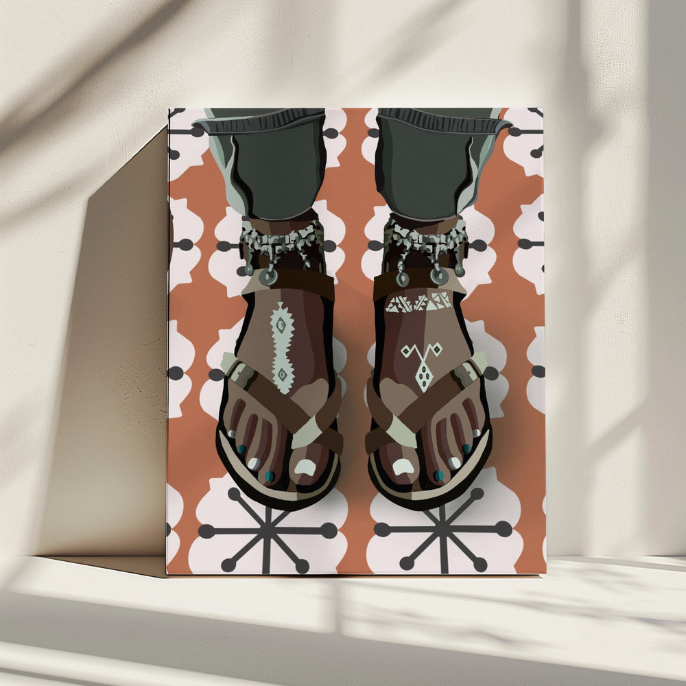 Patterned Steps | Canvas