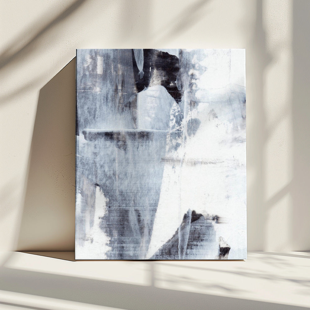 Brushstrokes in Monochrome Tones | Canvas