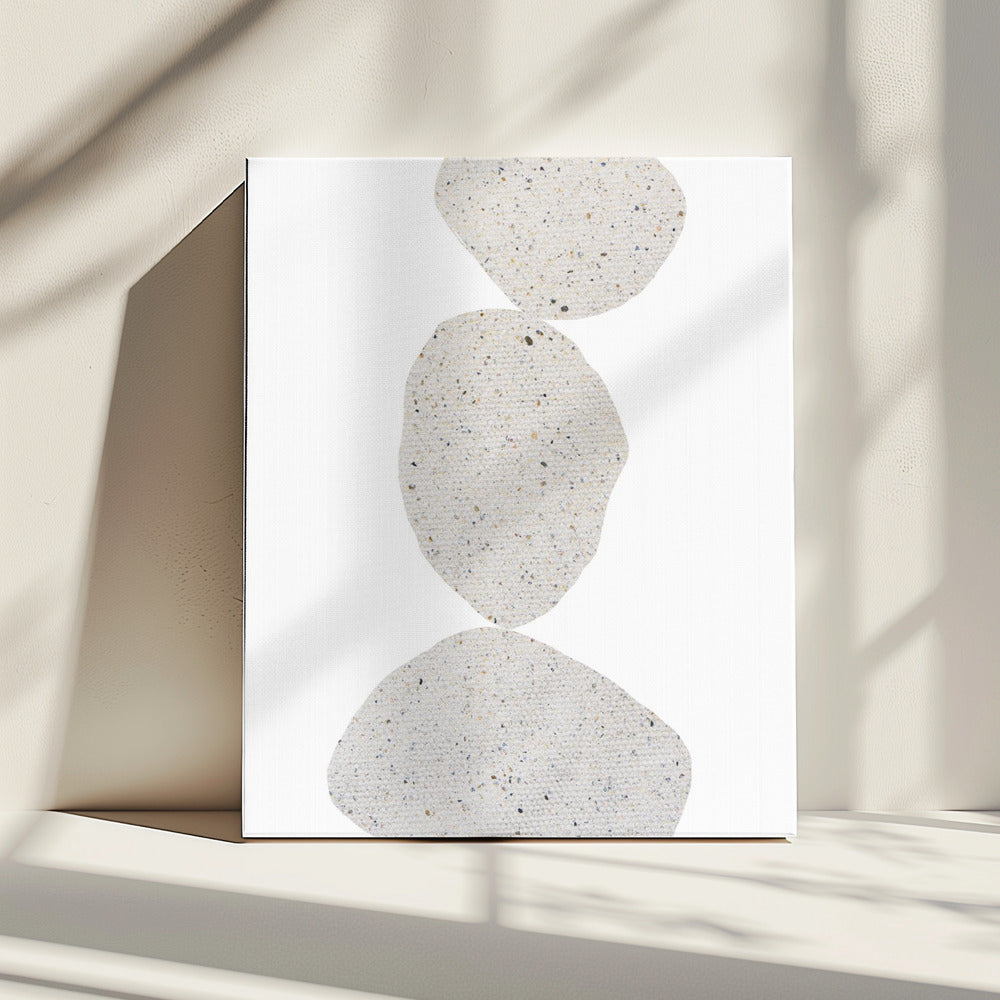 Stacked Stone Shapes | Canvas