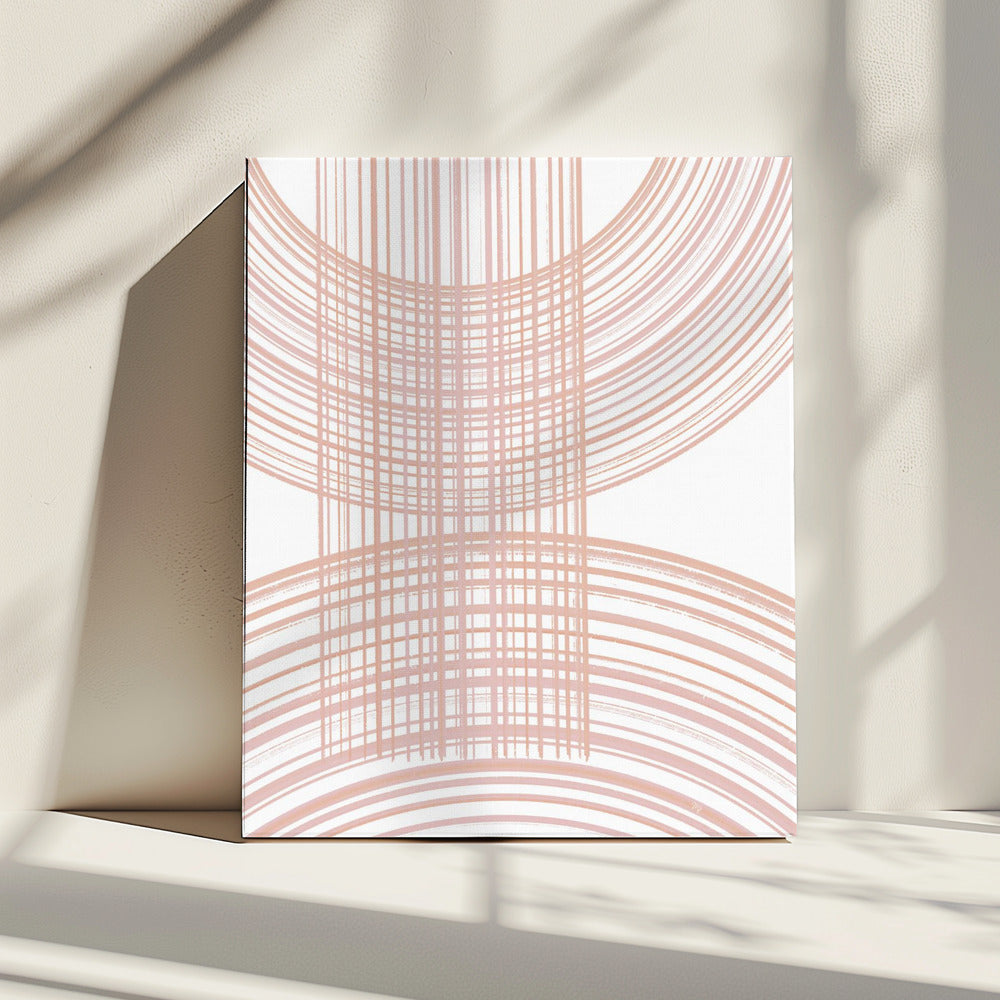 Geometric Patterns With Intersecting Line | Canvas