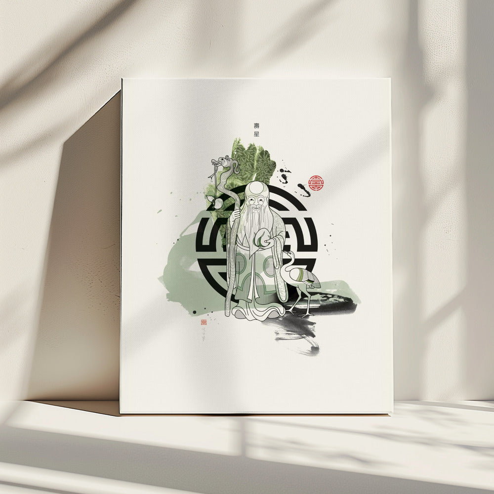 Shou Xing | 壽星 | Canvas