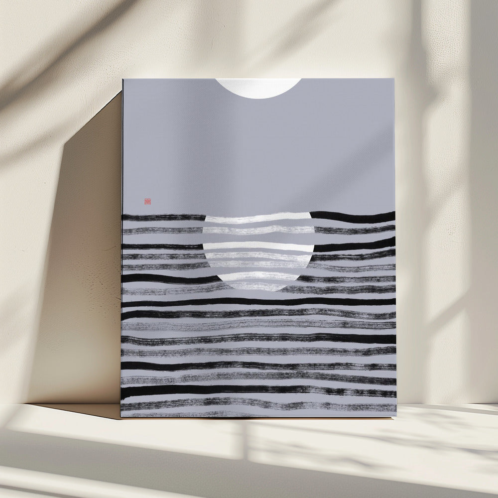 Hidden Moon N°2 | Reflection | Canvas