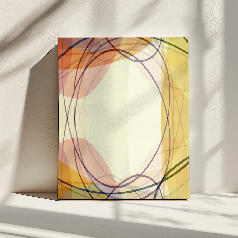 Sandy Pink Hues Abstract 2 | Canvas