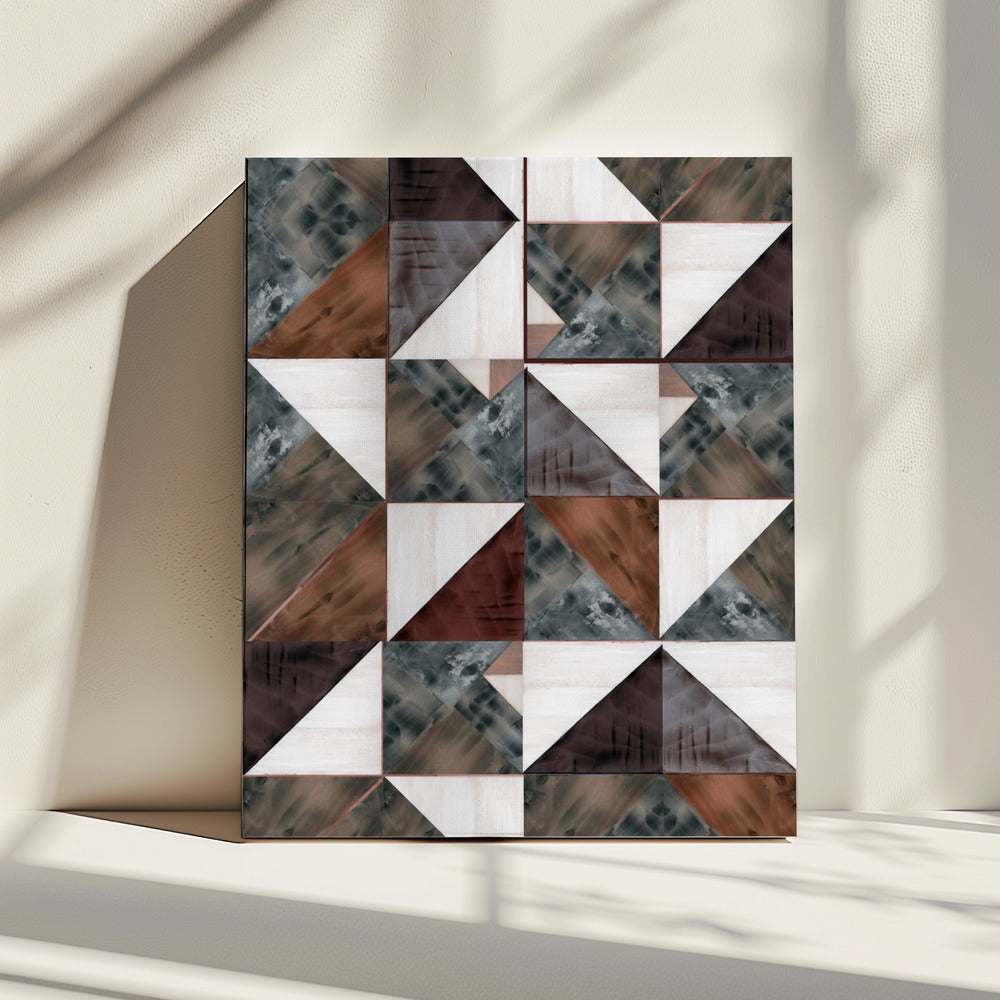 Sepia Inlay 1 | Canvas