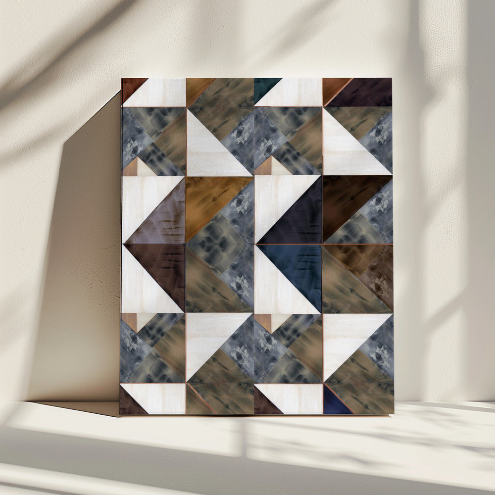 Sepia Inlay 3 | Canvas