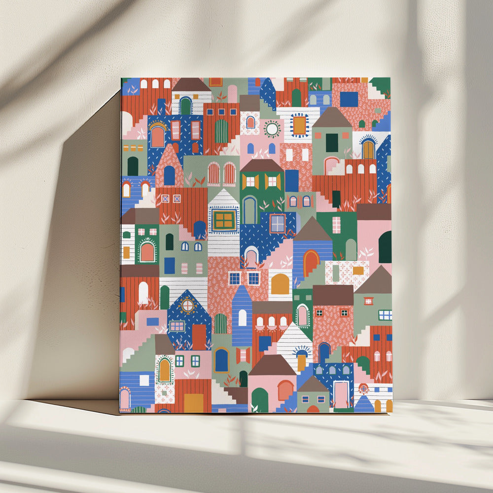 Stack Houses | Canvas