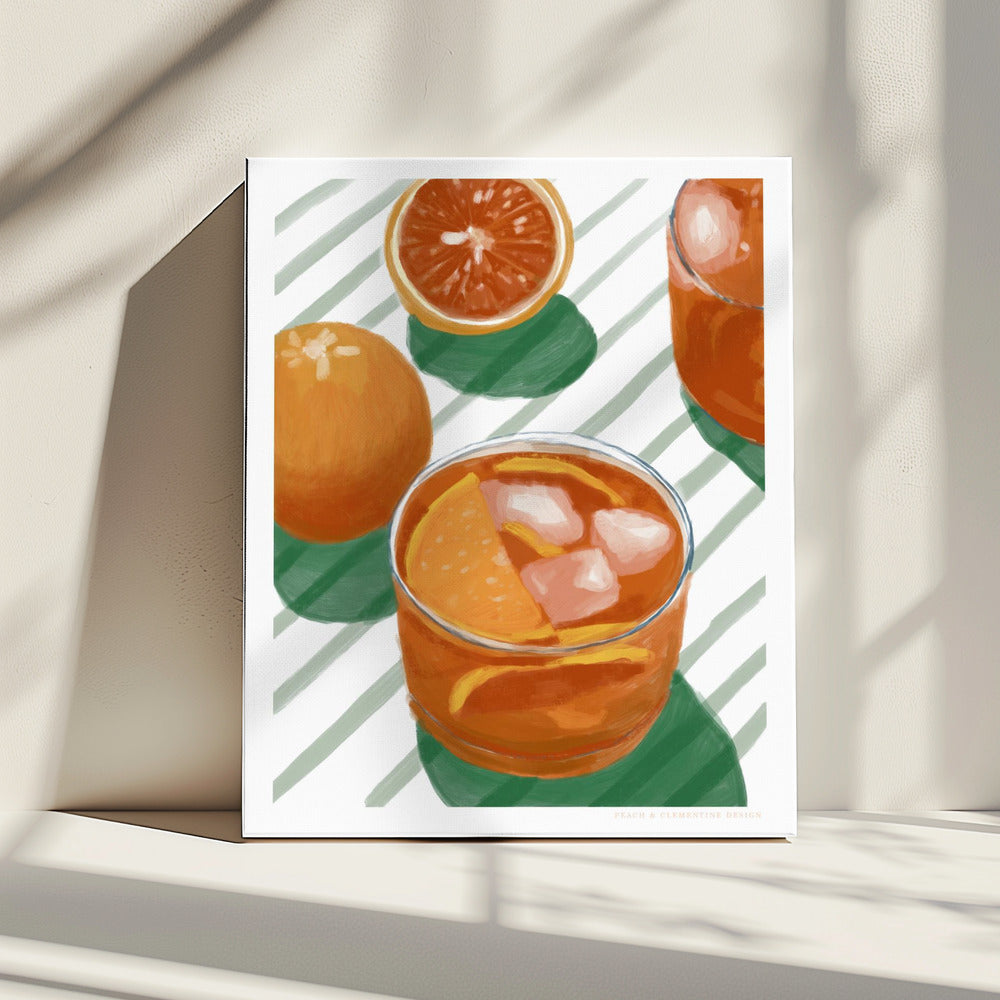 Pandc Cocktailandstripes Copy 2 | Canvas