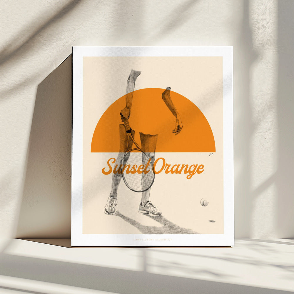 Sunset Orange | Canvas