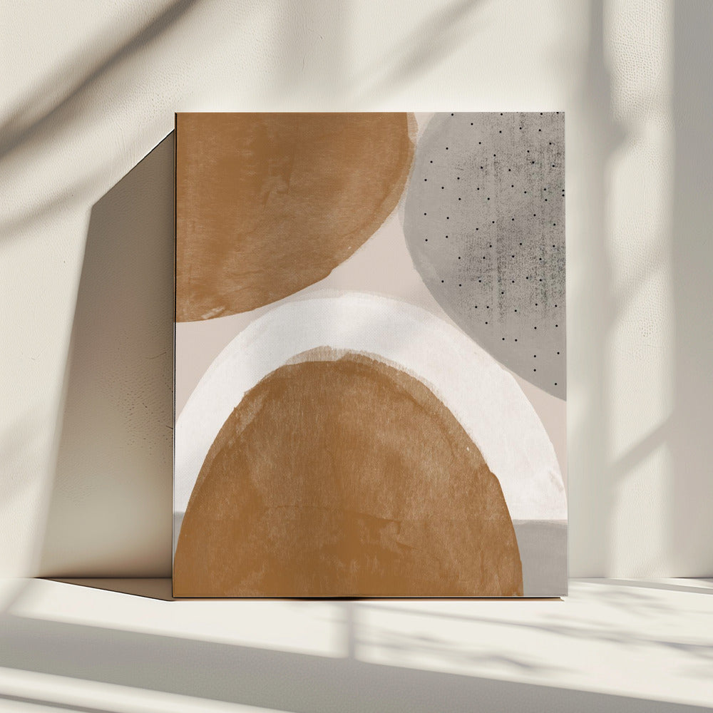 Earthy Shapes Harmony | Canvas
