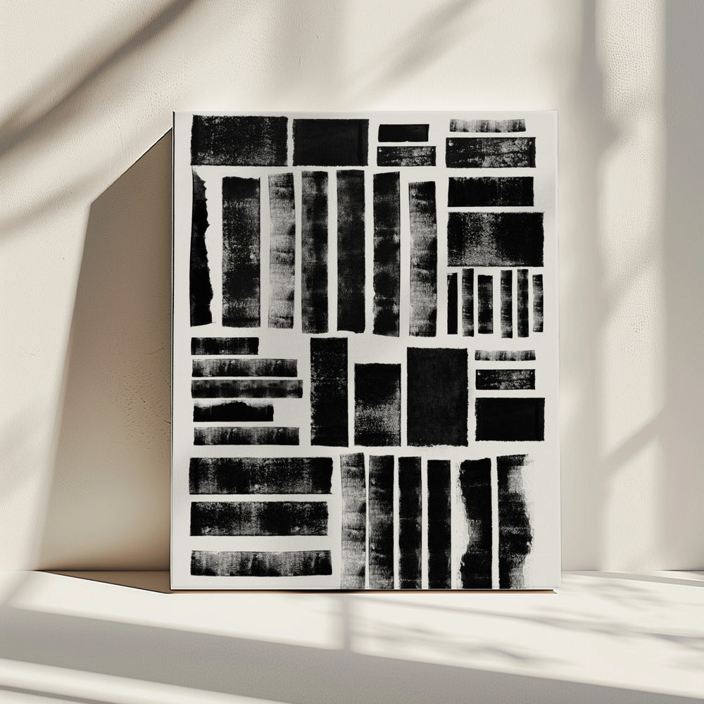 Monochrome Blocks | Canvas