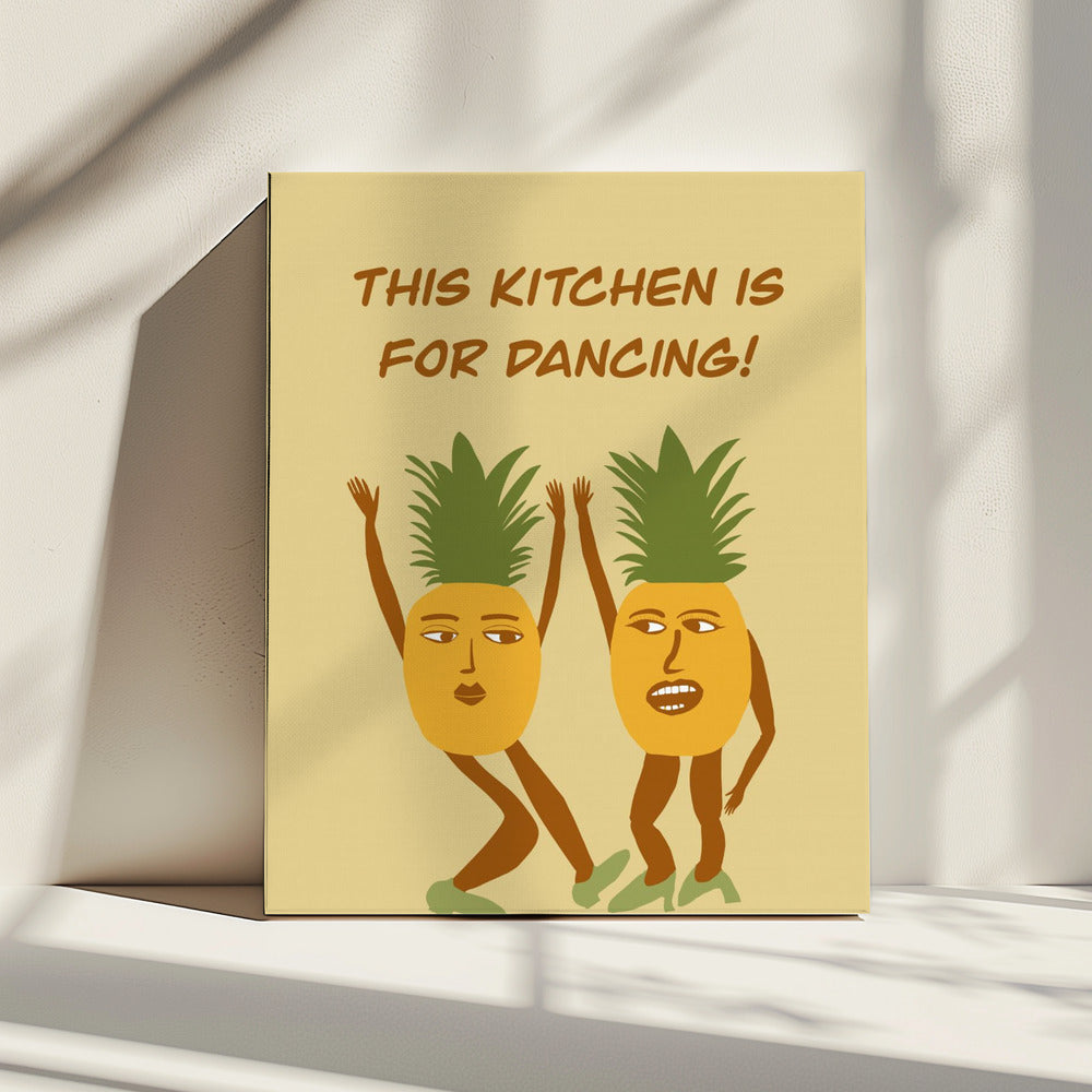 Dancing pineapples | Canvas