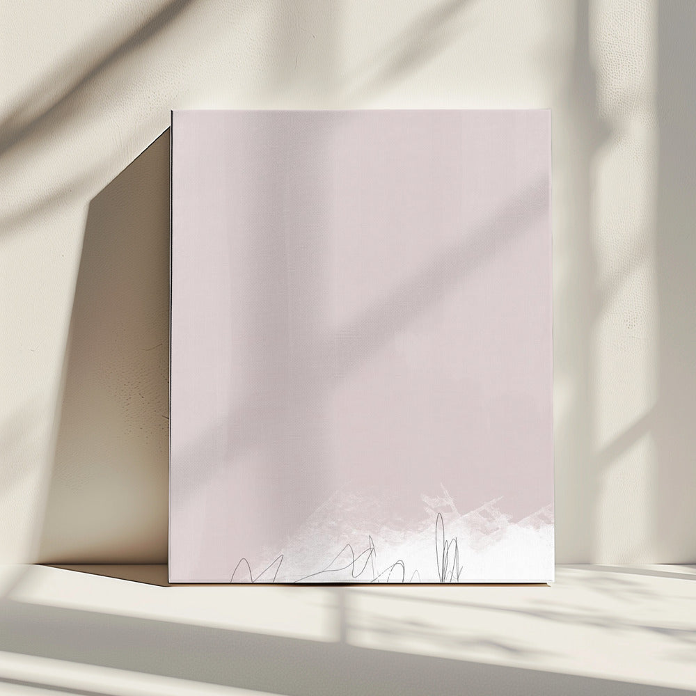Whispers in Soft Beige | Canvas