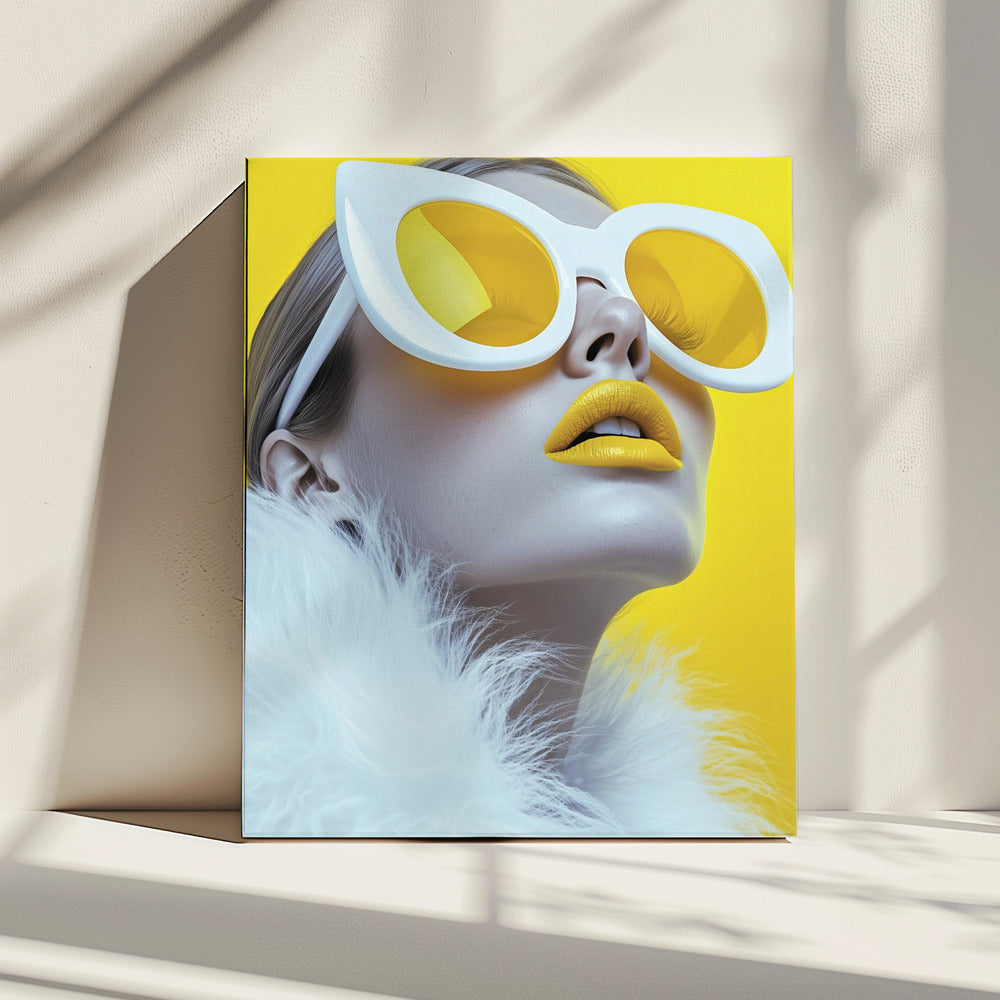 The Yellow Model | Canvas