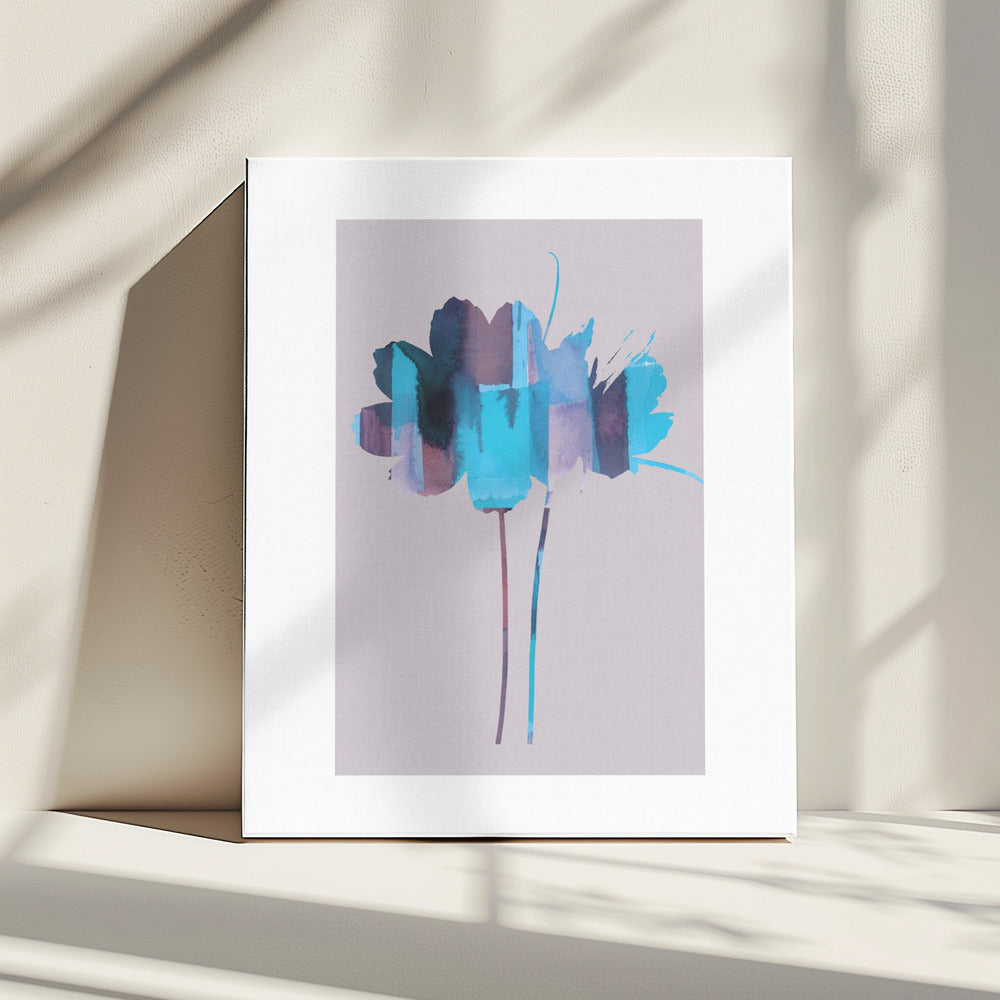 Bright Floral Graphic Print No2 | Canvas