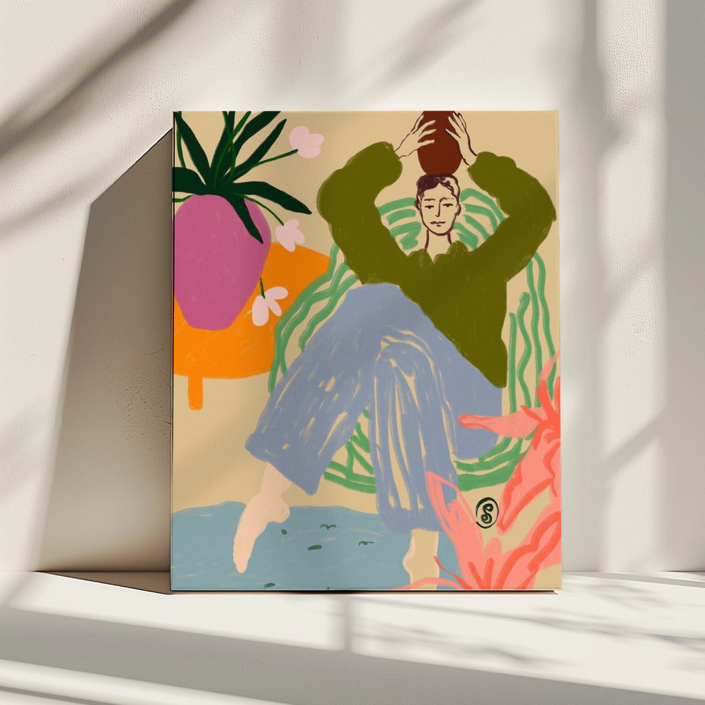 Woman With a Vessel | Canvas