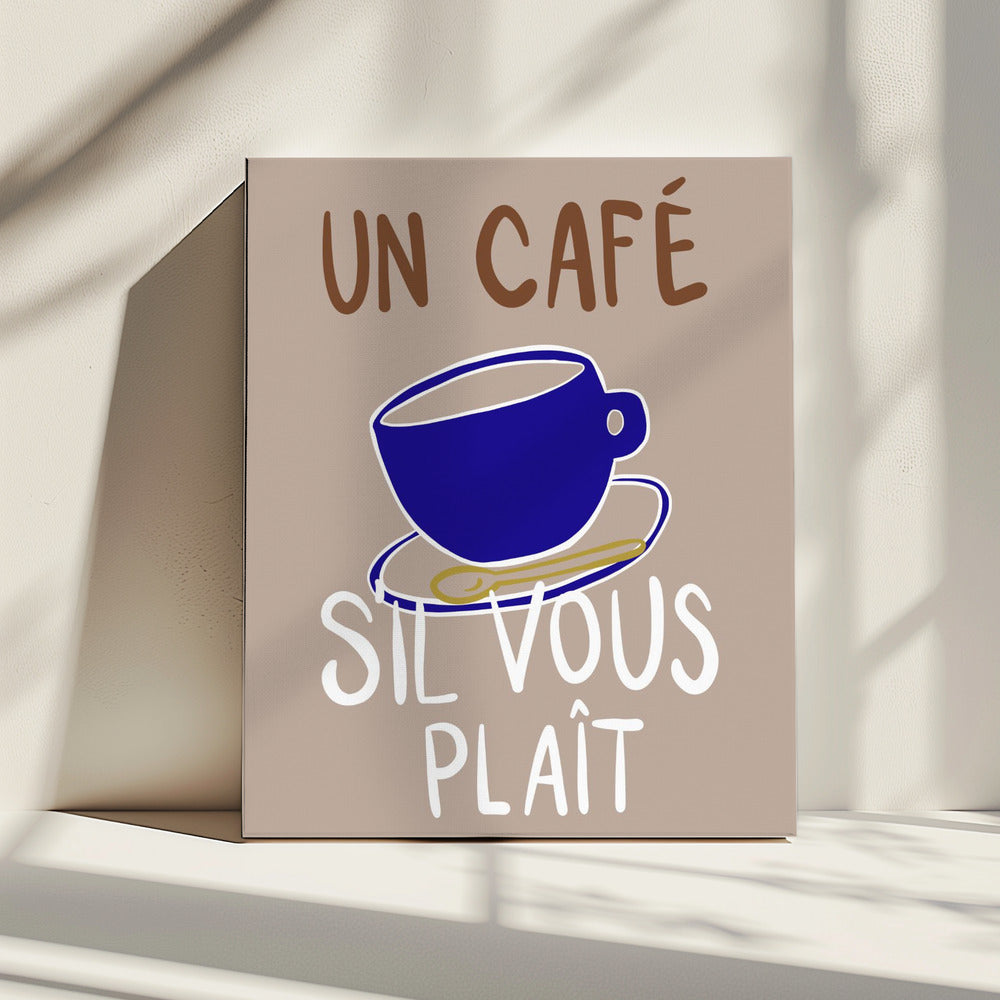 Un café | Canvas
