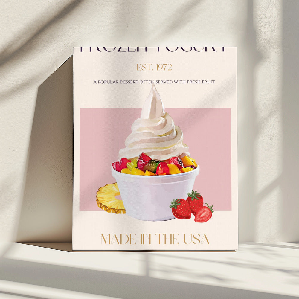 Swirl of Frozen Yogurt | Canvas