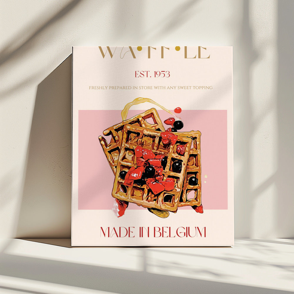 Waffle Print | Canvas