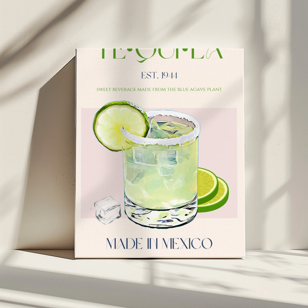 Tequila Drink With Lime And Ice | Canvas