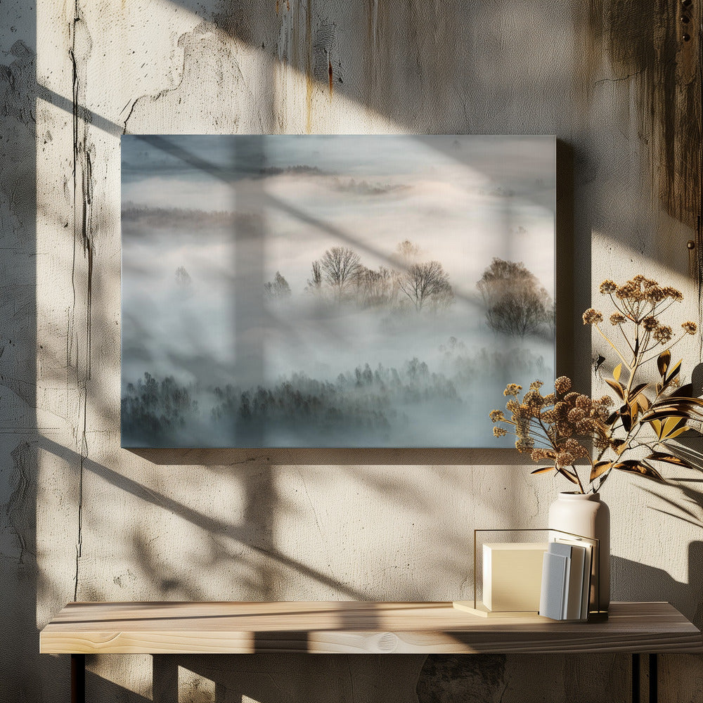 Winter fog | Canvas