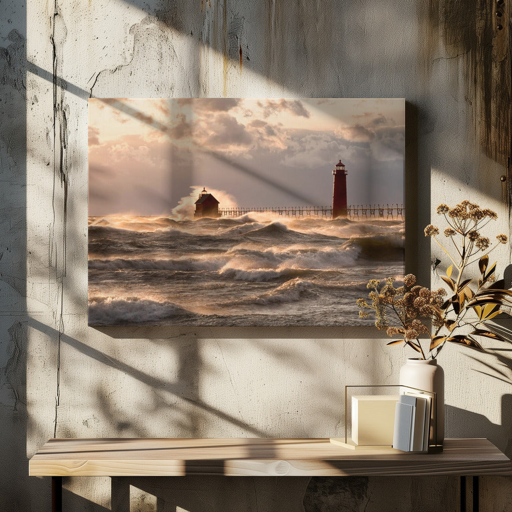 Raging Lake | Canvas