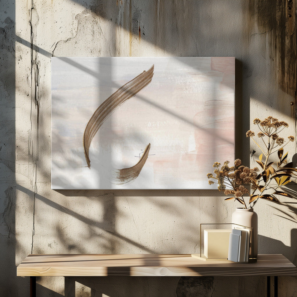 Gentle Brushstrokes in Earthy Tones | Canvas