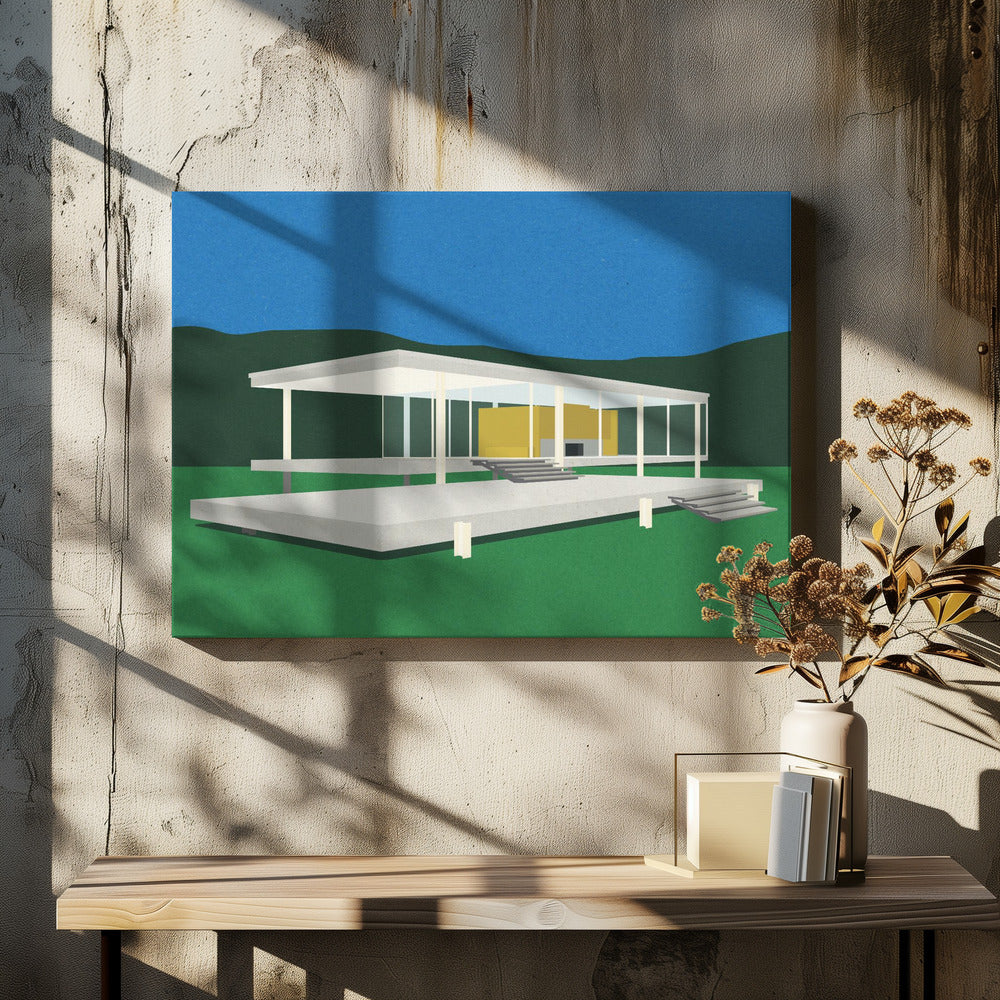 Ludwig Mies Van Der Rohe Farnsworth House | Canvas