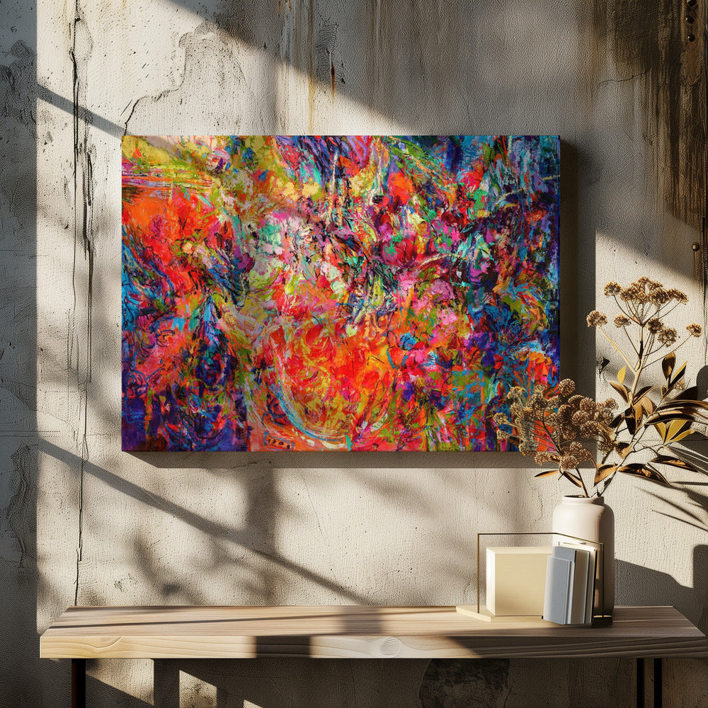 Ethereal Blossom Glow | Canvas