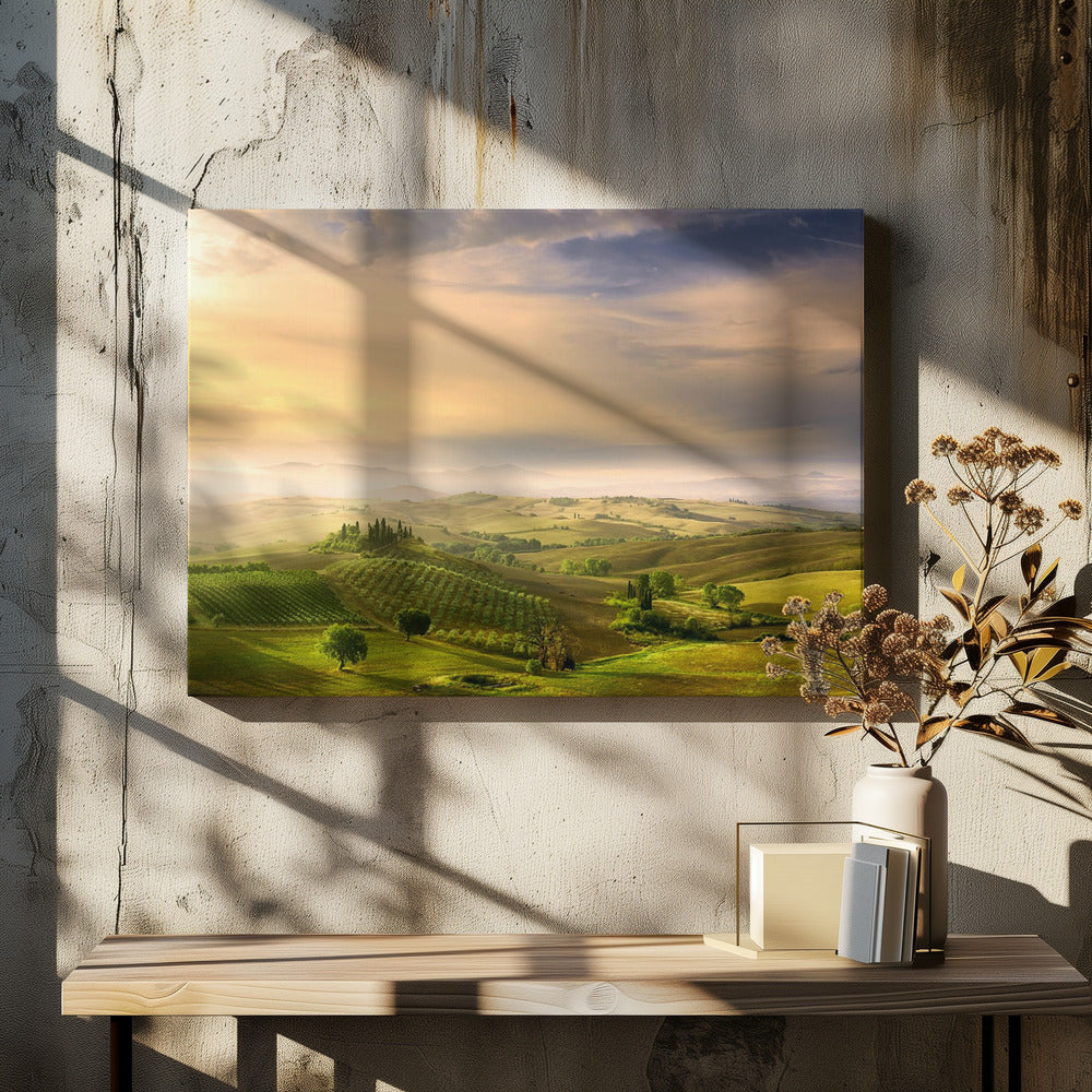 Podere Belvedere's Sunrise | Canvas