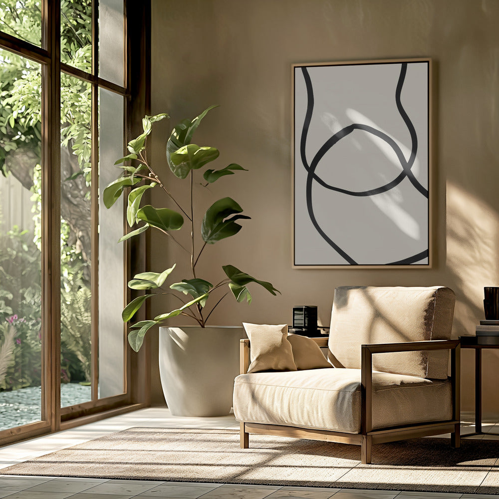 Black Lines 04 | Poster