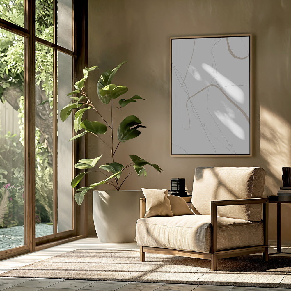 Subtle Flow Lines | Poster