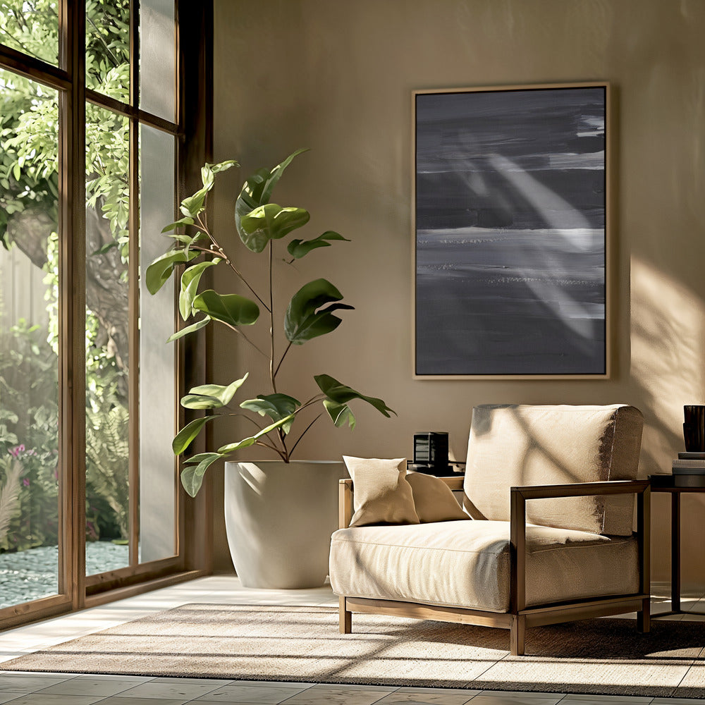 Expressive Monochrome Strokes | Poster