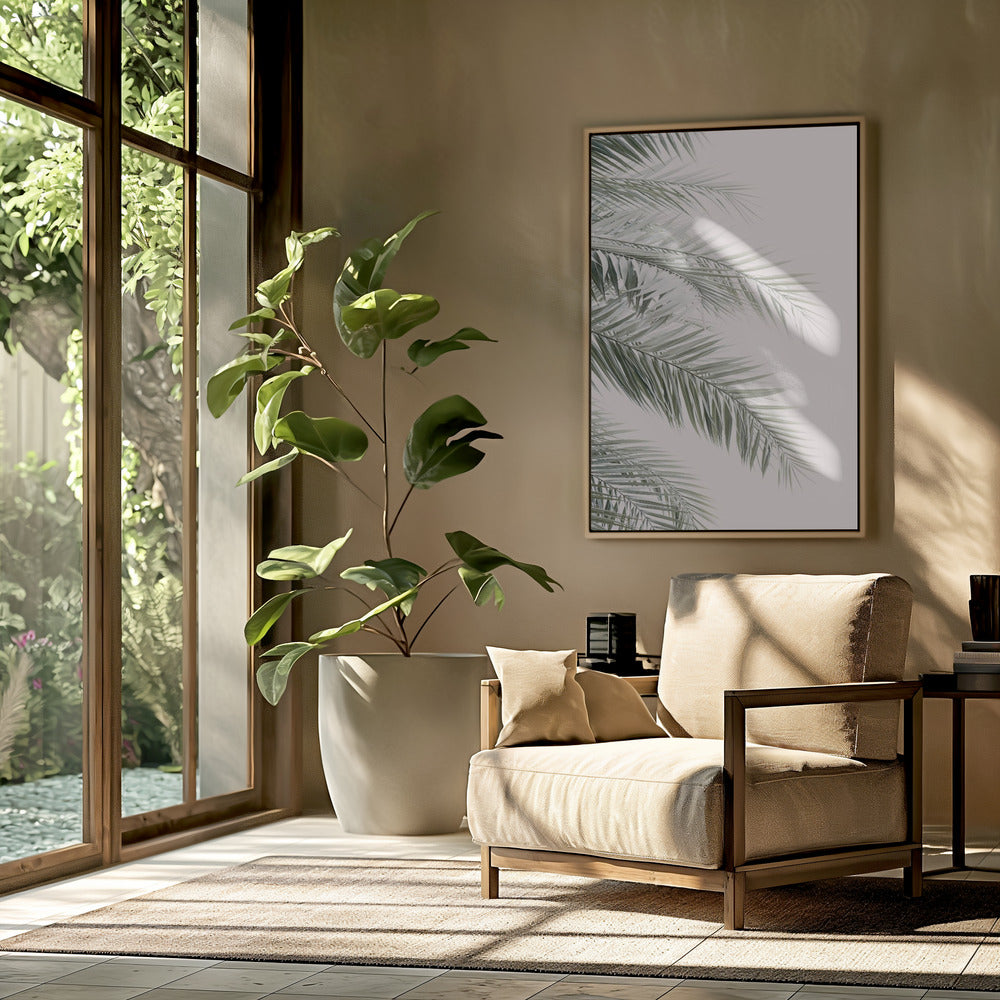 Blush Palm Leaves | Poster